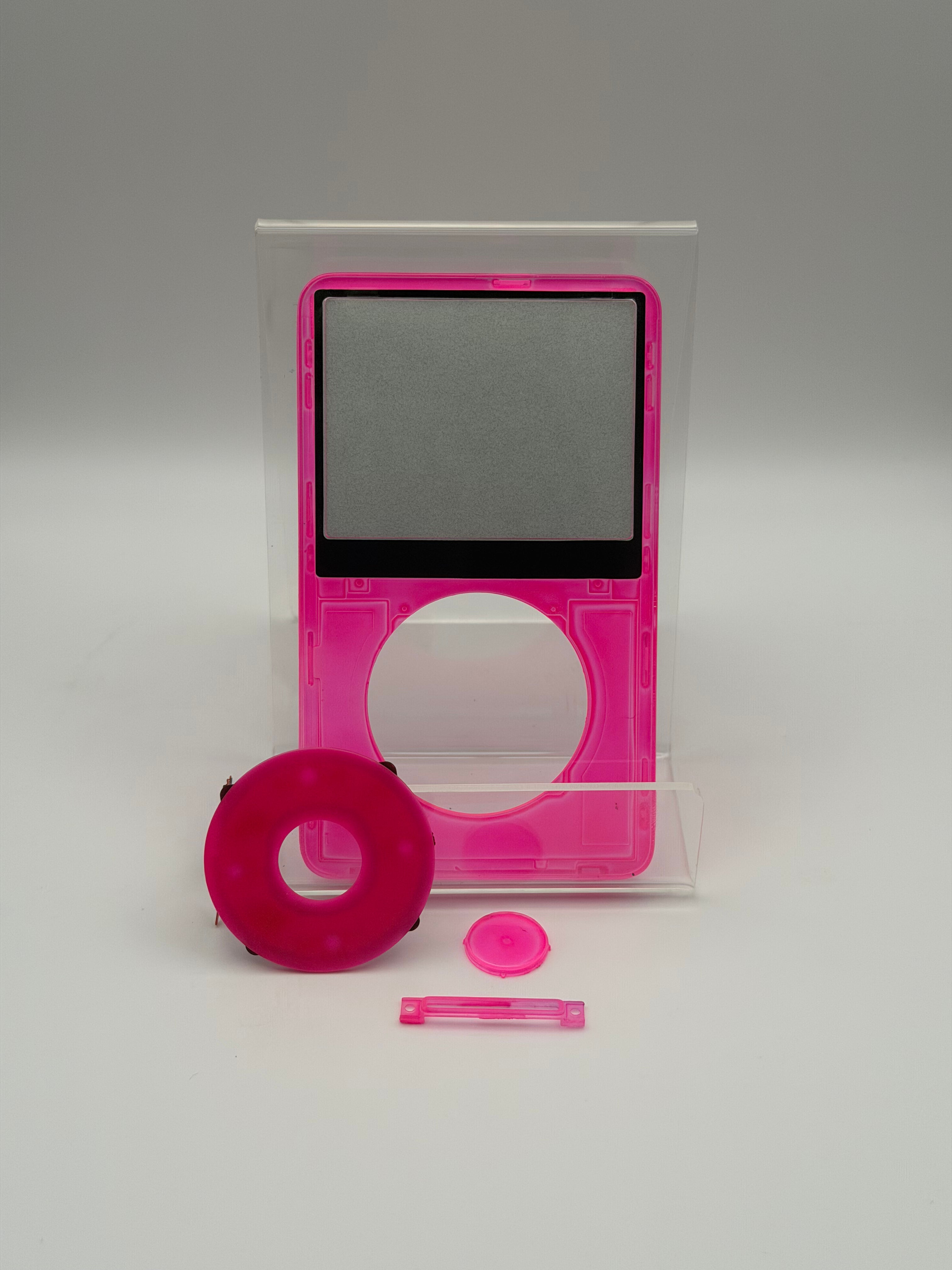 Erbium 68 Pink parts set for iPod Classic | Atomic Faceplates
