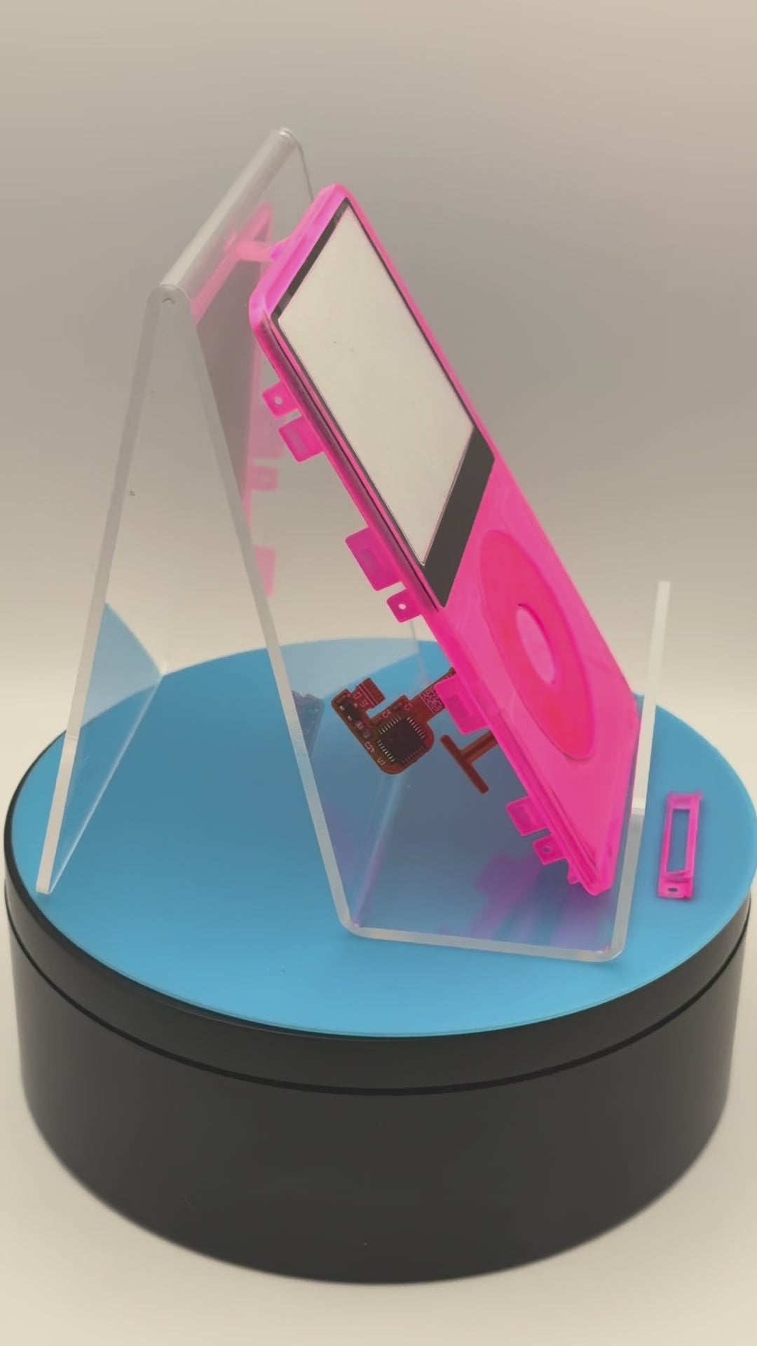 Erbium 68 Pink parts set for iPod Classic | Atomic Faceplates