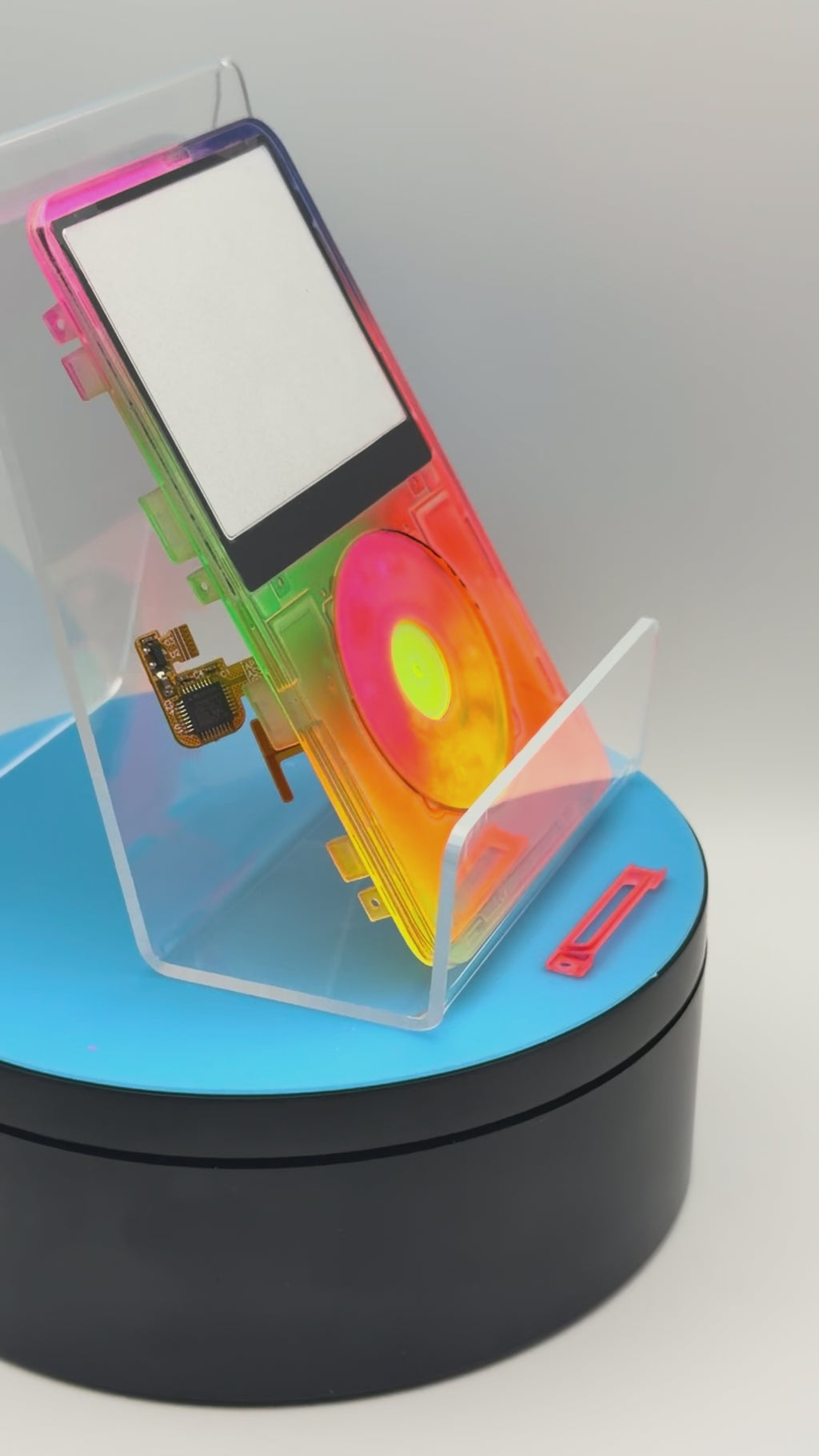 Neon Rainbow gradient parts set for iPod Classic | Atomic Faceplates